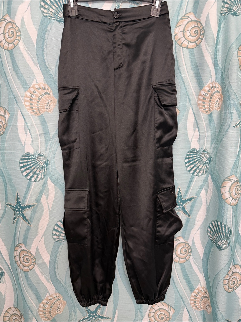 Women’s Black Cargo Jogger Pants
